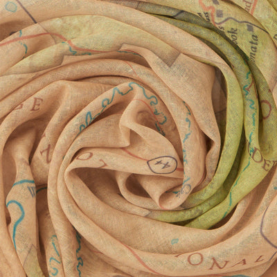 Badlands National Park Map Scarf - McGovern & Company