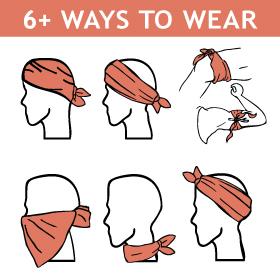 Bison Pattern Cotton Bandana