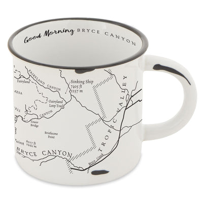 Bryce Canyon National Park Map Camp Mug