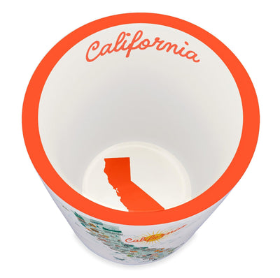 California State Illustrated Map Shot Glass