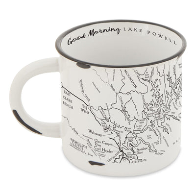 Lake Powell Line Map Camp Mug