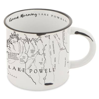 Lake Powell Line Map Camp Mug