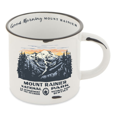 Mount Rainier National Park Sunrise Point WPA Camp Mug