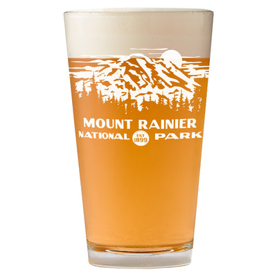 Mount Rainier National Park WPA Pint Glass