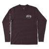 Acadia Line Map and Cartouche Long-Sleeve Unisex Tee