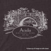 Acadia Line Map and Cartouche Long-Sleeve Unisex Tee