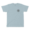 Acadia Line Map and Compass Short-Sleeve Unisex Tee
