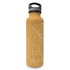 Acadia National Park Map Insulated Water Bottle