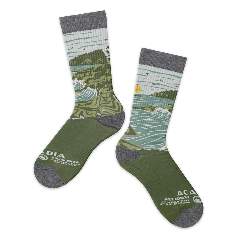 Acadia National Park WPA Socks