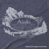 Alaska National Parks Map and Cartouche Short-Sleeve T-Shirt