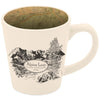 Alpine Loop Vintage Map Latte Mug