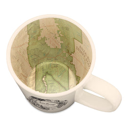 Anza-Borrego Desert State Park Vintage Map Latte Mug