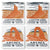 Arches and Canyonlands National Park WPA Coasters (Set of 4)
