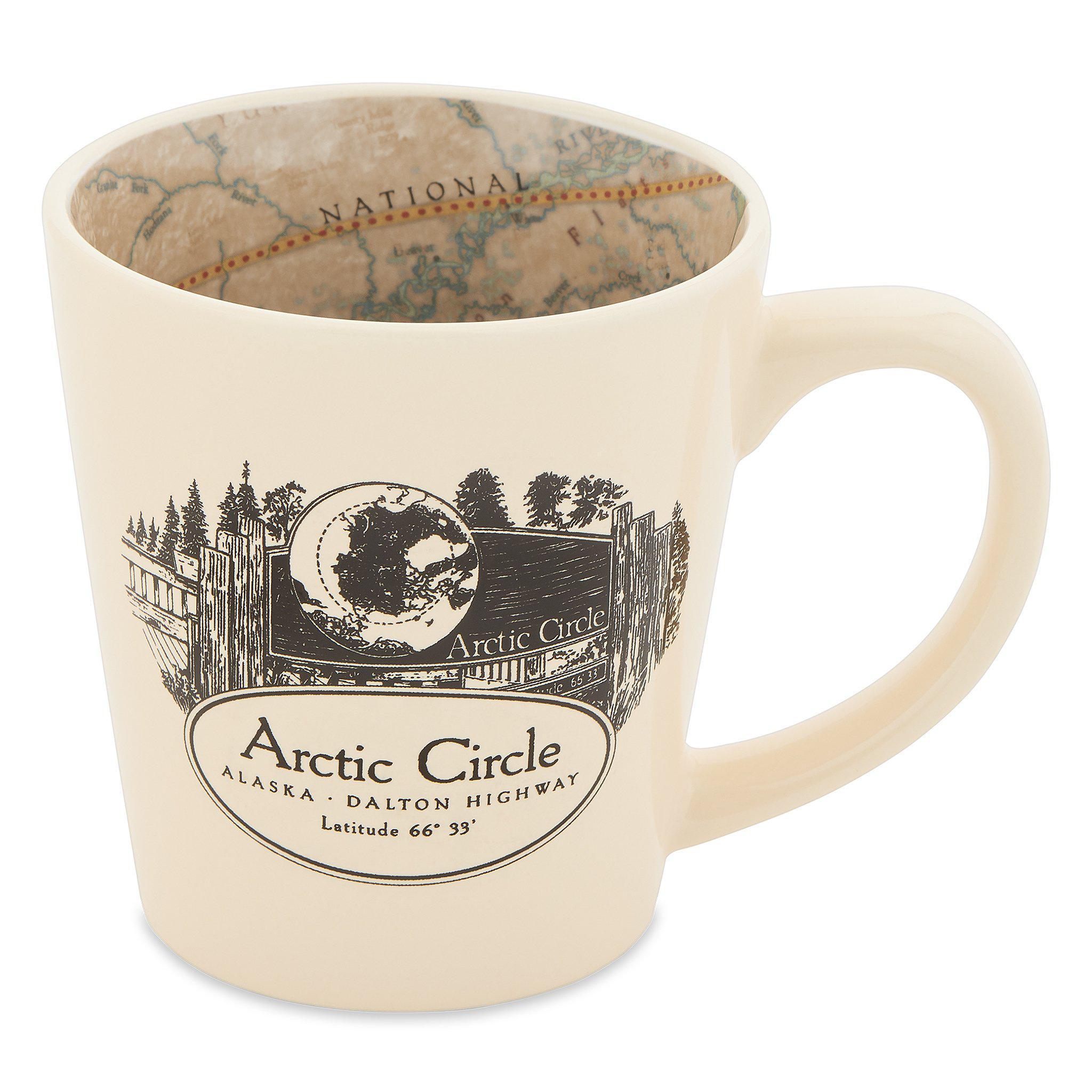 arctic coffee cups Arctic Circle Map Mug | National Park Gifts