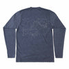 Badlands Cartouche and Map Unisex Long-Sleeve Tee