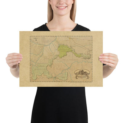Badlands National Park Poster