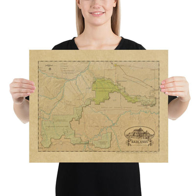 Badlands National Park Poster