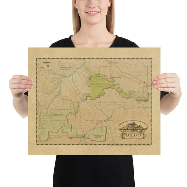 Badlands National Park Poster