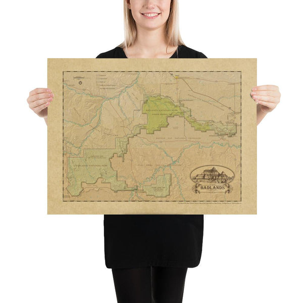 Badlands National Park Poster