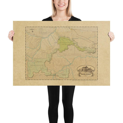 Badlands National Park Poster