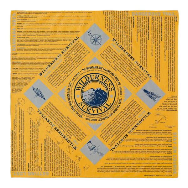 Bark Ranger Wilderness Survival Bandana - McGovern Outdoor