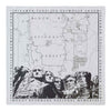 Black Hills Map with Mount Rushmore Cartouche Bandana