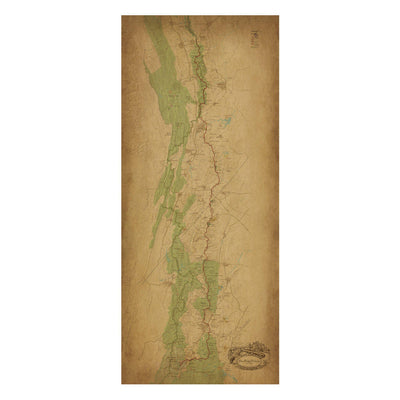 Blue Ridge Parkway Map Scarf - McGovern & Company
