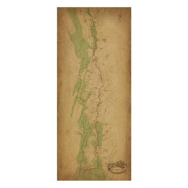 Blue Ridge Parkway Map Scarf - McGovern & Company