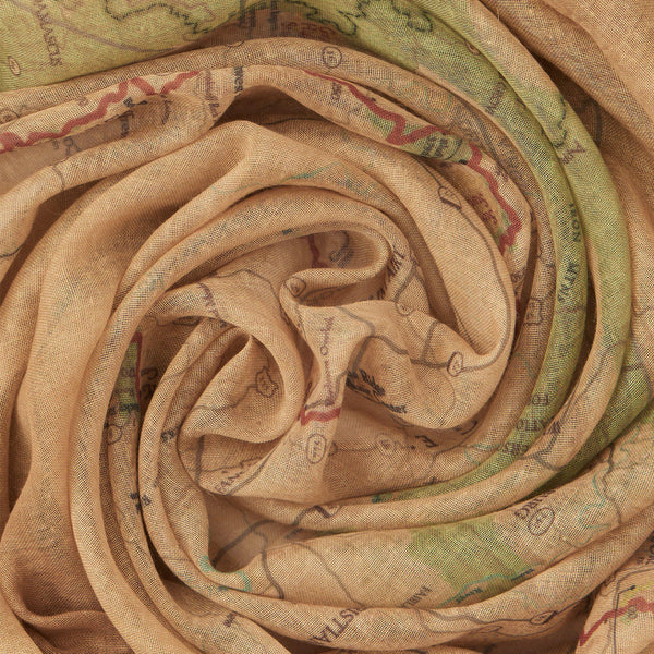 Blue Ridge Parkway Map Scarf - McGovern & Company