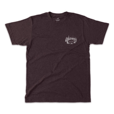 Bryce Canyon Line Map and Cartouche Short-Sleeve Unisex Tee - McGovern Outdoor