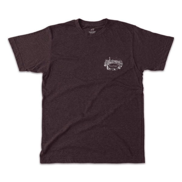 Bryce Canyon Line Map and Cartouche Short-Sleeve Unisex Tee - McGovern Outdoor