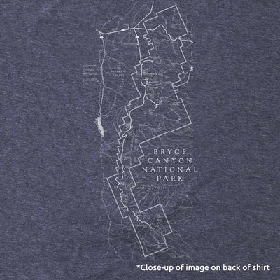 Bryce Canyon National Park Long-Sleeve Unisex T-Shirt with Map and Compass - McGovern & Company
