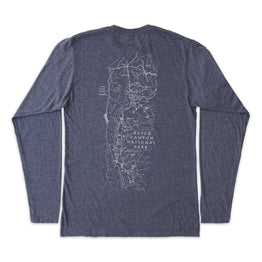 Bryce Canyon National Park Long-Sleeve Unisex T-Shirt with Map and Compass