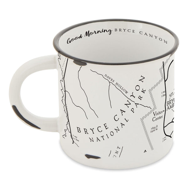 Bryce Canyon National Park Map Camp Mug - McGovern Outdoor