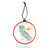 California State Illustrated Map Flat-Globe-Shaped Ornament