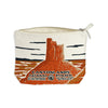 Canyonlands & Arches WPA Recycled Canvas Zip Pouch