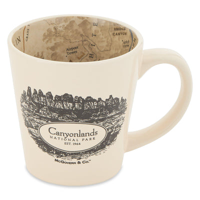 Canyonlands National Park Inside Out Map Mug - McGovern & Company