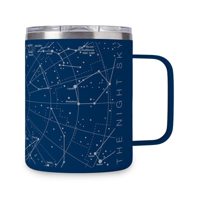 Constellations Coffee Tumbler in Navy Blue