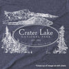 Crater Lake National Park Long-Sleeve Unisex T-Shirt with Map and Cartouche - McGovern & Company