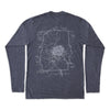 Crater Lake National Park Long-Sleeve Unisex T-Shirt with Map and Cartouche - McGovern & Company