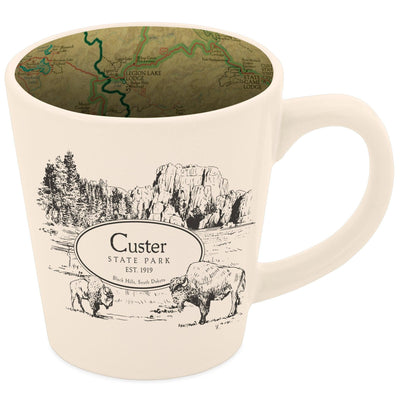 Custer State Park Map Mug