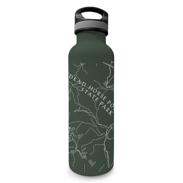 Dead Horse Point Map Insulated Water Bottle