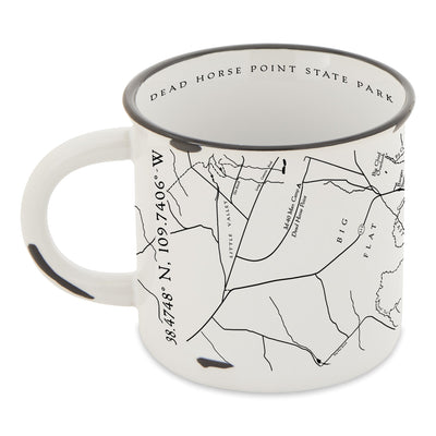 Dead Horse Point State Park Map Camp Mug