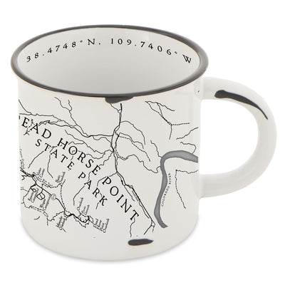 Dead Horse Point State Park Map Camp Mug