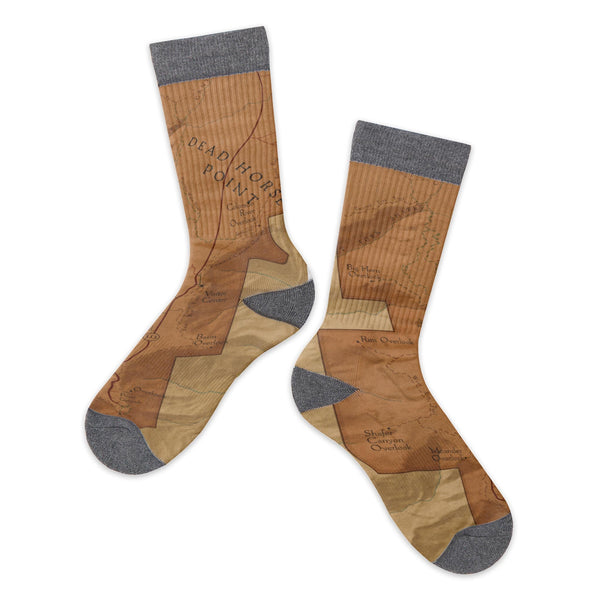Dead Horse Point State Park Map Socks