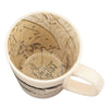 Death Valley Map Inside Out Latte Mug - McGovern & Company