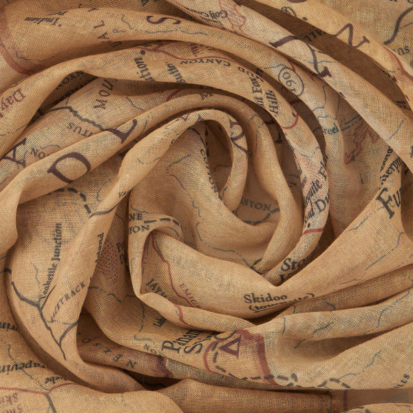 Death Valley National Park Map Scarf - McGovern & Company