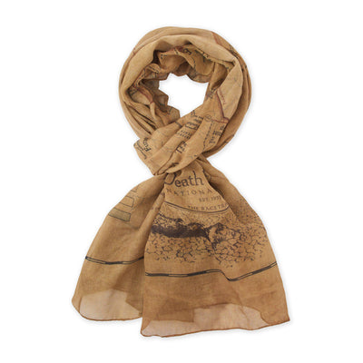Death Valley National Park Map Scarf - McGovern & Company
