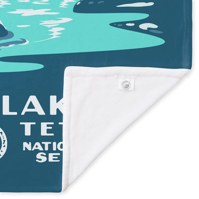 Delta Lake Grand Teton National Park WPA Blanket