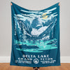 Delta Lake Grand Teton National Park WPA Blanket